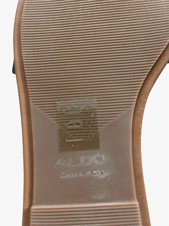 ALDO Vaydda Black Flat Sandals - Picture 6 of 7